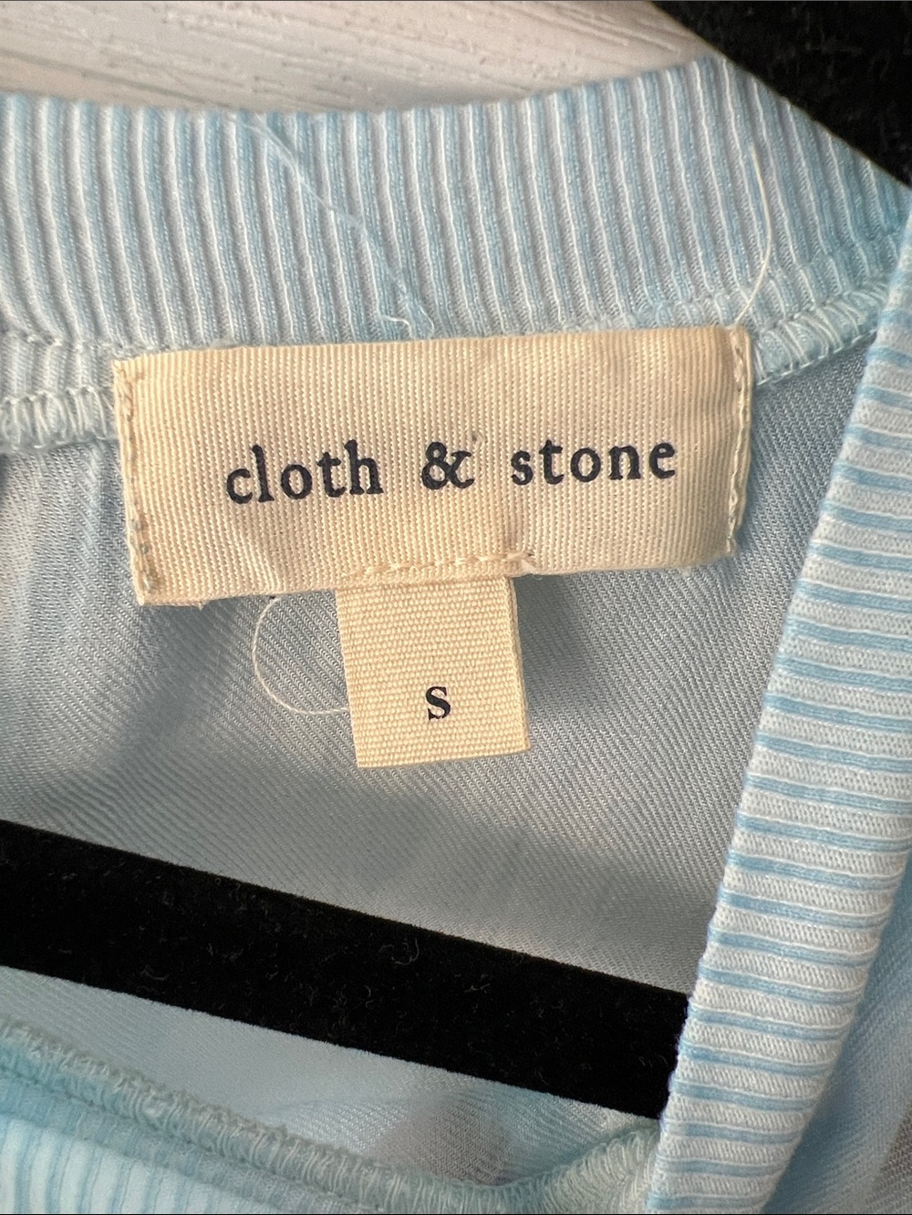 Anthropologie Cloth & Stone Top Women’s S Light Blue Sleeveless High Low Tissue - Picture 5 of 10